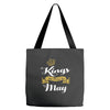 kings are born in may Tote Bags