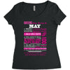 quens are born in may Women's Triblend Scoop T-shirt