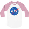 Nasa Gay Pride 3/4 Sleeve Shirt