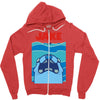ooomity isle Zipper Hoodie