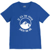 if it's too steep you're too old V-Neck Tee