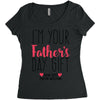 I'm Your Father's Day Gift Mom Says You're Welcome Women's Triblend Scoop T-shirt
