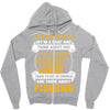 Sit In Church And Think About Fishing Zipper Hoodie