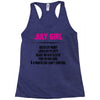 July Girl Hated By Many Racerback Tank