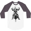 skeleton biker 3/4 Sleeve Shirt