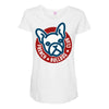french bulldog club Maternity Scoop Neck T-shirt