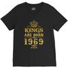 kings are born in 1969 V-Neck Tee