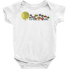 planetary chatter vectorized Baby Onesie