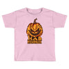 mad halloween pumpkin Toddler T-shirt