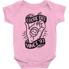 cootie shot (black) Baby Onesie