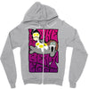 the beateggs !!! purple Zipper Hoodie