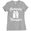gangsta wrapper Ladies Fitted T-Shirt