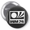 wm 74retro deutschland Pin-back button