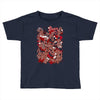 rood en wit Toddler T-shirt