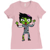 zombie (2) Ladies Fitted T-Shirt