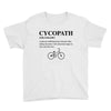 Cycopath Noun Youth Tee