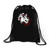 alpha male Drawstring Bags