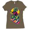 rex to the future Ladies Fitted T-Shirt