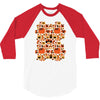 pumpkin pattern 3/4 Sleeve Shirt