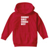 chubby girls cuddle best Youth Hoodie