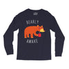 bearly awake Long Sleeve Shirts
