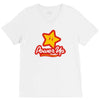 power up V-Neck Tee