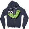 animal smile Zipper Hoodie