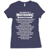 You Might Be A Mechanic If Ladies Fitted T-Shirt