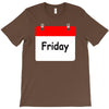 title of day of the week friday day of the week T-Shirt