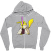pikachu jedi marron Zipper Hoodie