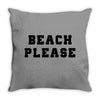 Beach Please Throw Pillow
