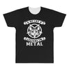 my cat listen to metal All Over Men's T-shirt