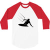 kitesurfing 3/4 Sleeve Shirt