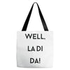 well, la di da Tote Bags