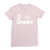 el compadre   the godfather in spanish espanol movie symbol mexcian te Ladies Fitted T-Shirt