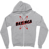 bazinga logo inspired by the big bang theory ideal birthday gift Zipper Hoodie