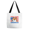 doge bless america Tote Bags