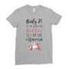 red head unicorn Ladies Fitted T-Shirt