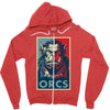 for the orcs Zipper Hoodie