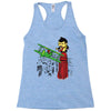 save the princess Racerback Tank