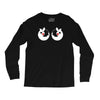 rude christmas pudding Long Sleeve Shirts