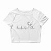 hunting heartbeat Crop Top