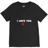i love you (2) V-Neck Tee