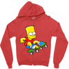 skate bart Zipper Hoodie