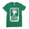 money shot Ladies Fitted T-Shirt