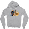 ghost rider and son Zipper Hoodie