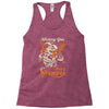 scary krampus Racerback Tank