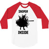 fortnite sniper inside 3/4 Sleeve Shirt