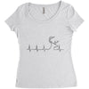 hunting heartbeat Women's Triblend Scoop T-shirt