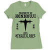 Property Of Honnouji Athletics Dept. Ladies Fitted T-Shirt